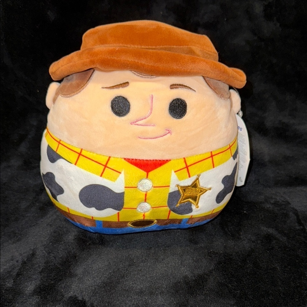 Yellow and Brown Stuffed Animal with Cowboy Charm